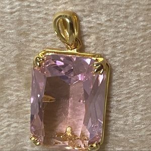 18k Gold plated large pendant